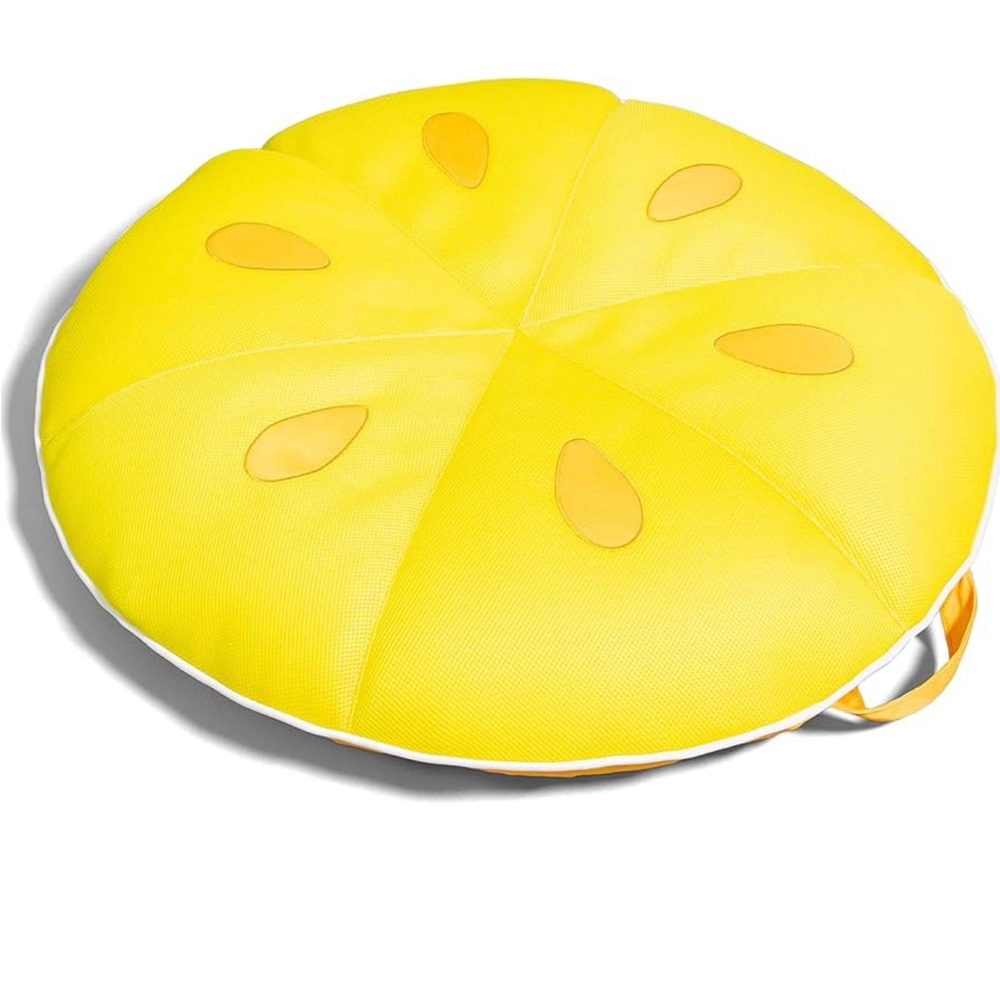 Big Joe Fruit Slice , No Inflation Needed - Lemon Mesh   floaty